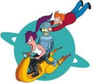 Leela, Bender e Fry