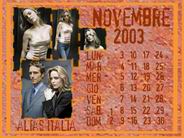Calendario di Novembre 2003