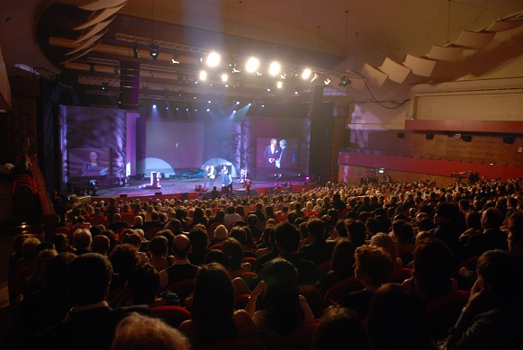 Una panoramica dell'auditorium