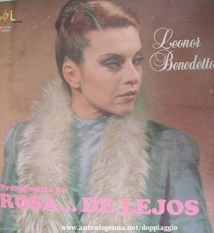 Copertina della colonna sonora italiana della telenovela