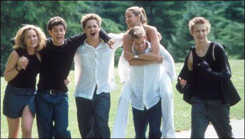 I protagonisti del telefilm: da sinistra verso destra Lisa, Zack, J.C., Ted, Nancy e Gilby