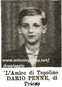 Foto di Dario Penne da bambino