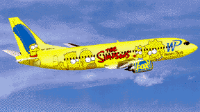 Simpsons Plane