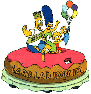 Simpson su torta