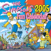 The Simpsons 2005 Fun Calendar