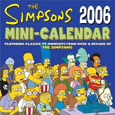 The Simpsons 2006 Mini-Calendar