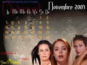 Calendario di novembre 2003 - Simo/Pj Halliwell