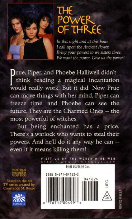 Charmed - The power of three (Quarta di copertina)