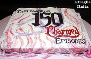 La torta per i 150 episodi di "Streghe"