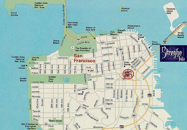 Mappa di San Francisco